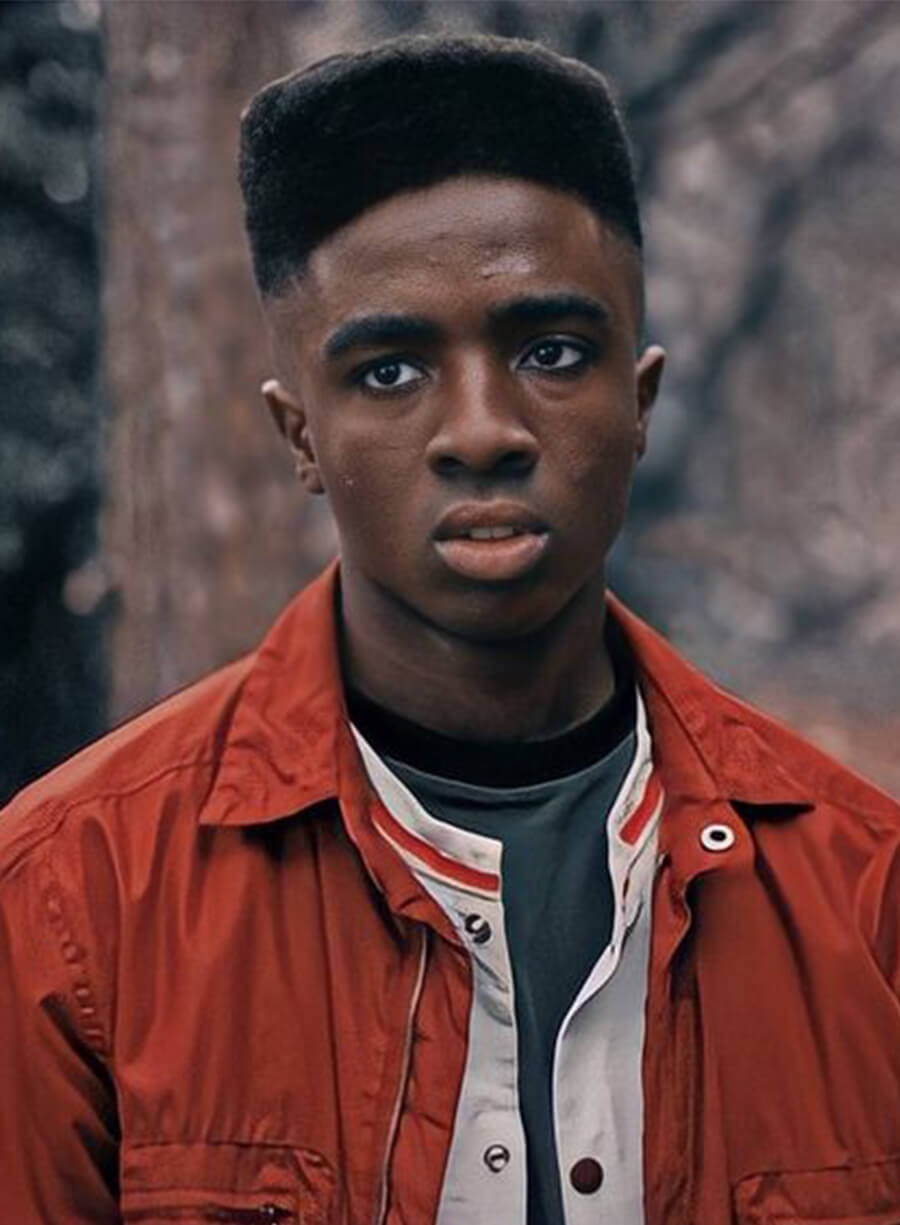 Harpoon Lucas Sinclair Inspired Maroon Cotton Jacket - Stranger Things Style