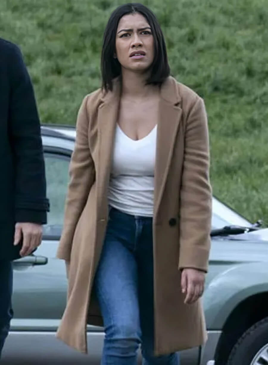 Harpoon Ellen Inspired Brown Coat - The Night Agent Style
