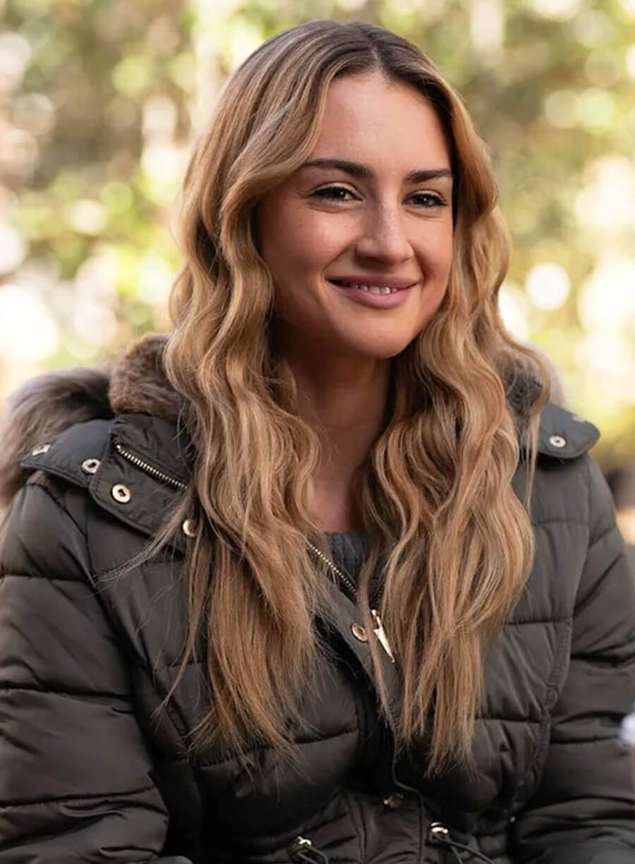 Harpoon Lucy Albright Inspired Grey Hooded Jacket - Tell Me Lies Style