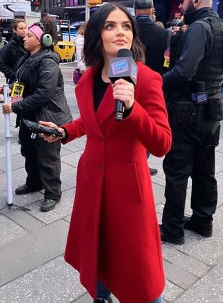 Harpoon Lucy Hale Christmas Inspired Red Coat