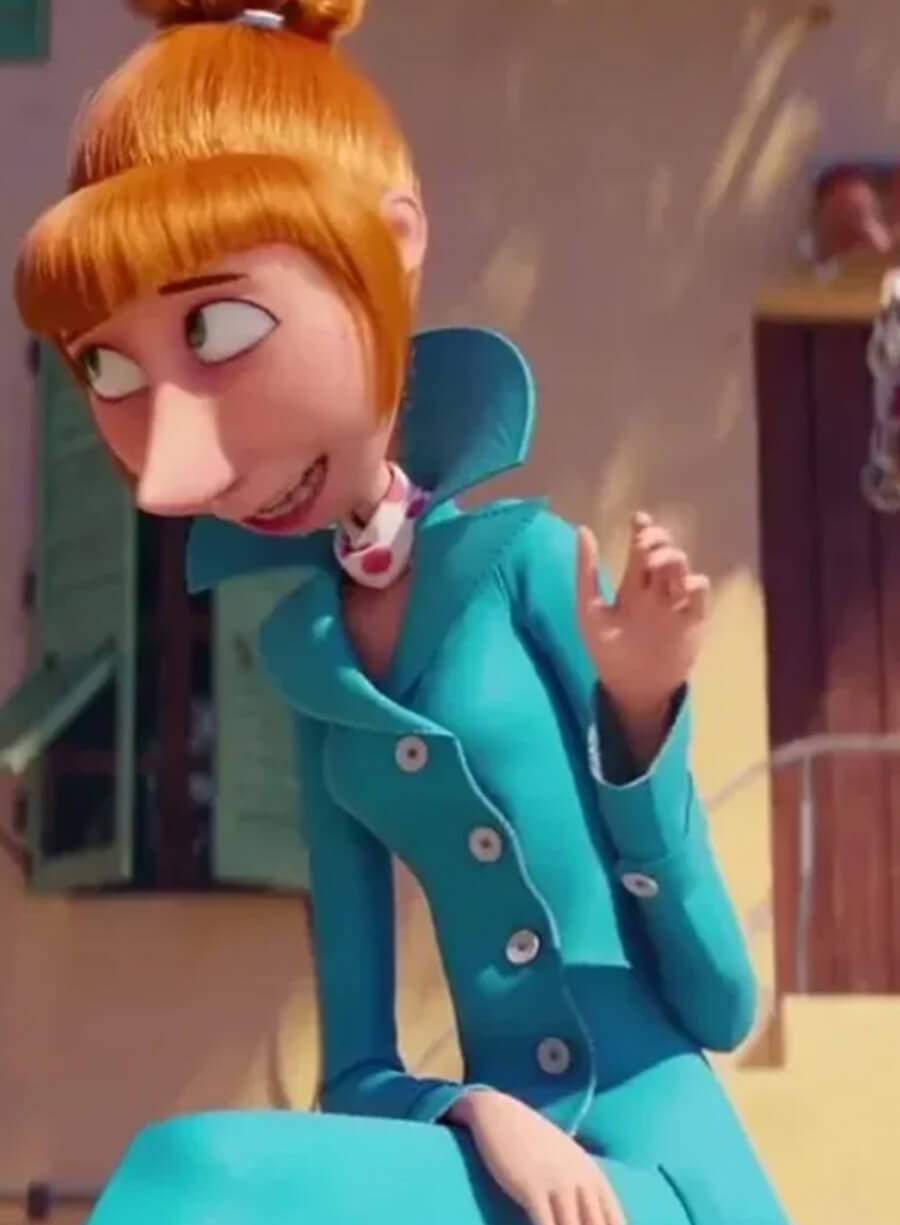 Harpoon Kristin Wiig Inspired Blue Coat - Despicable Me 3 Style