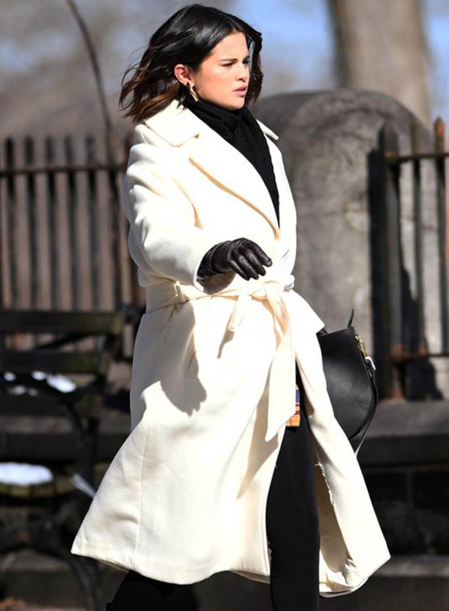 Harpoon Mabel Mora Inspired White Coat - Only Murders in the Building Style