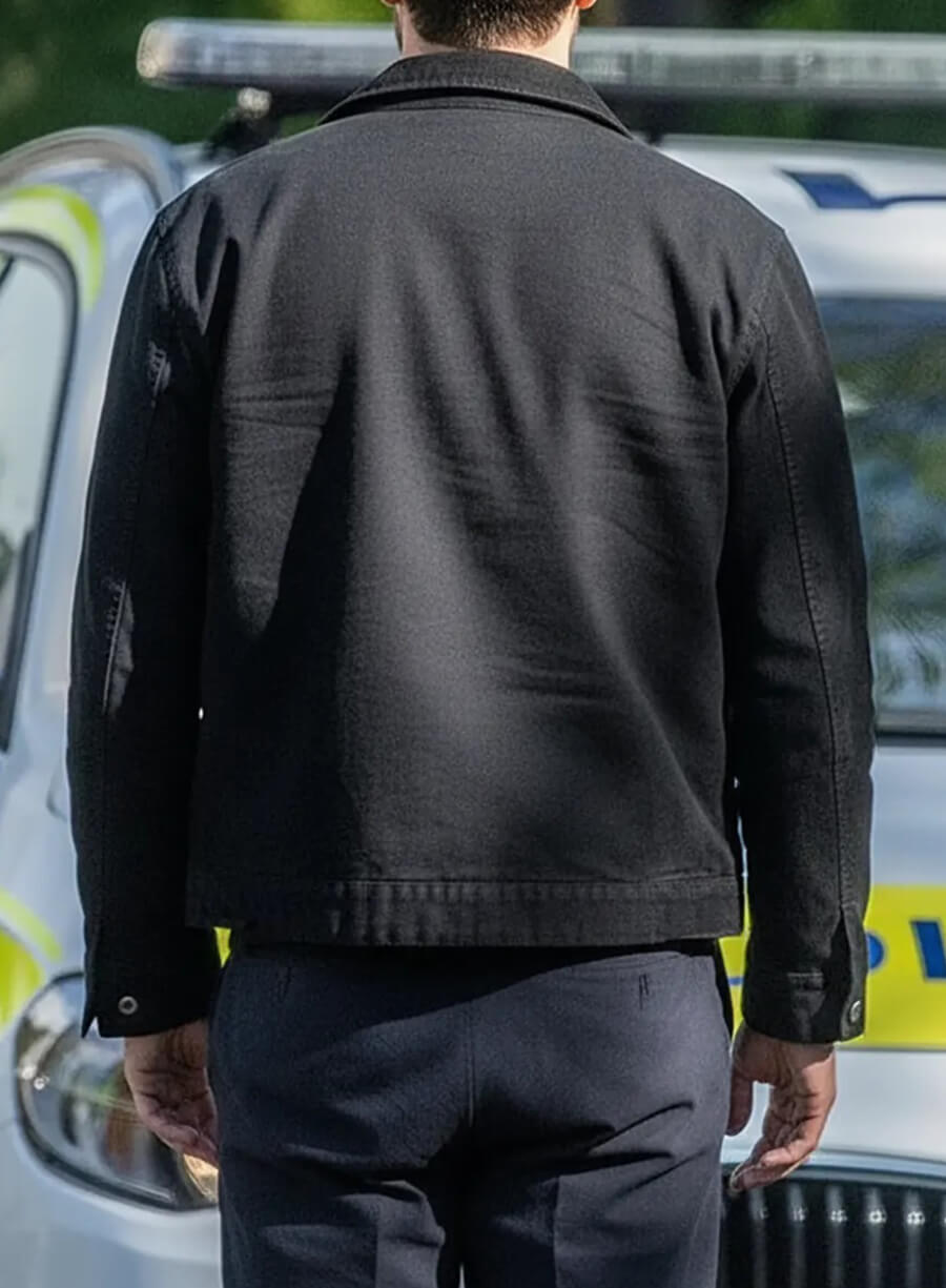 Harpoon Adam Healy Inspired Black Leather Jacket - Malice 2025 Tv Series Style