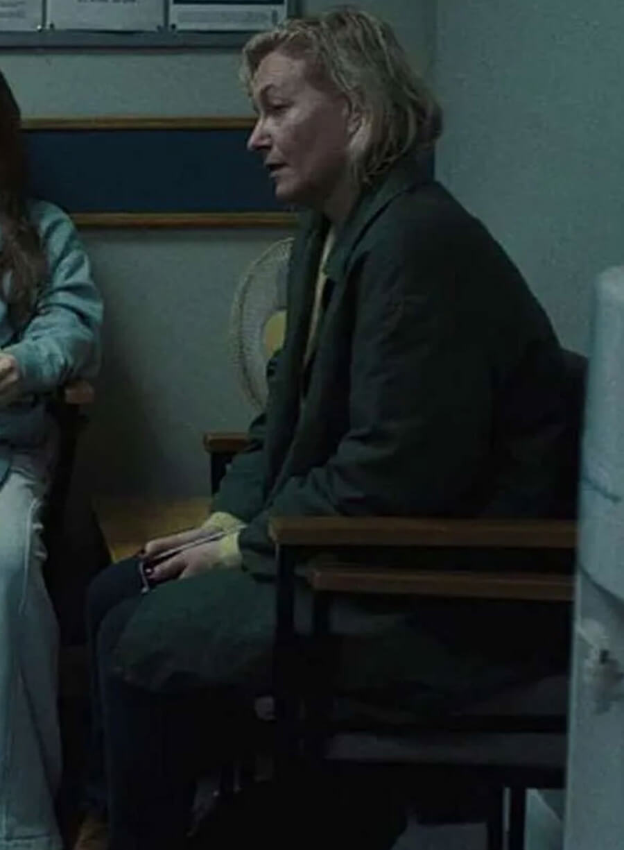 Harpoon Manda Miller Inspired Green Coat - Adolescence 2025 Style