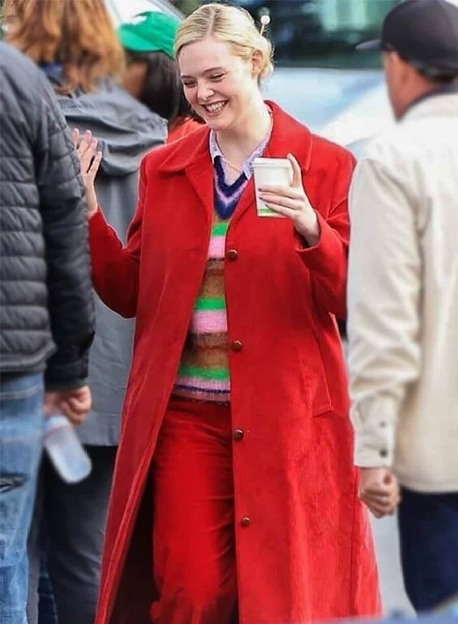 Harpoon Margo Millet Inspired Red Coat - Margo's Got Money Troubles Style