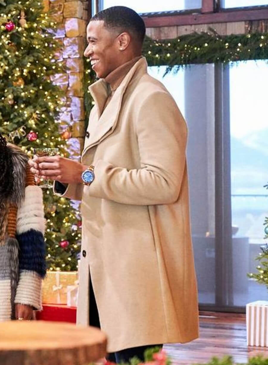 Harpoon Markelle Smith Inspired Khaki Coat - 12 Dates of Christmas Style