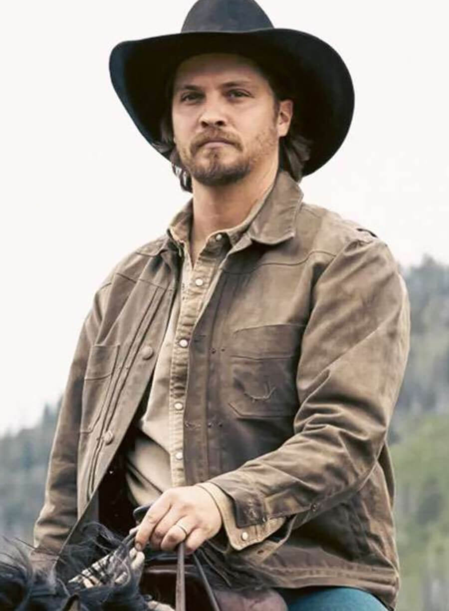 Harpoon Kayce Dutton Inspired Brown Cotton Jacket - Marshals 2026 Style