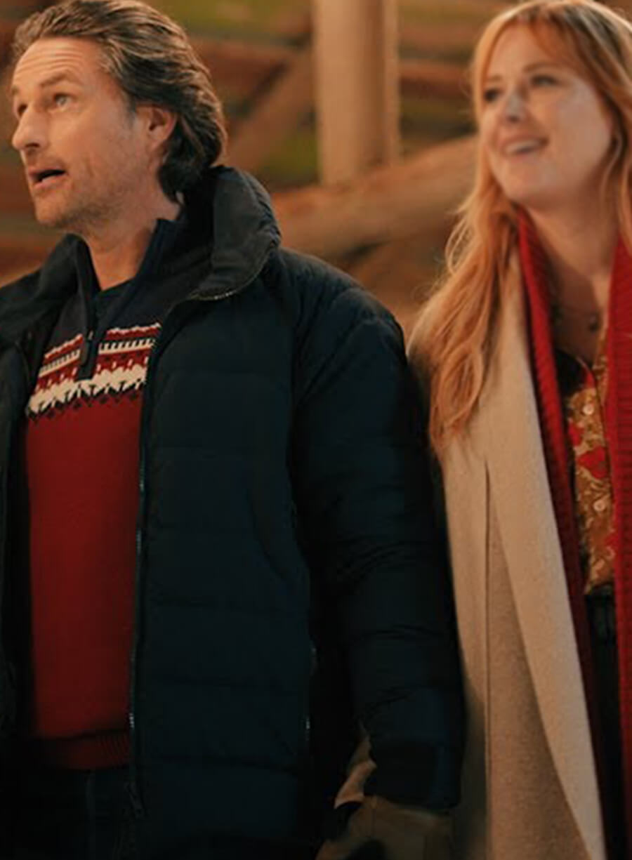 Harpoon Jack Sheridan Inspired Blue Leather Jacket - Virgin River Season 6 Style