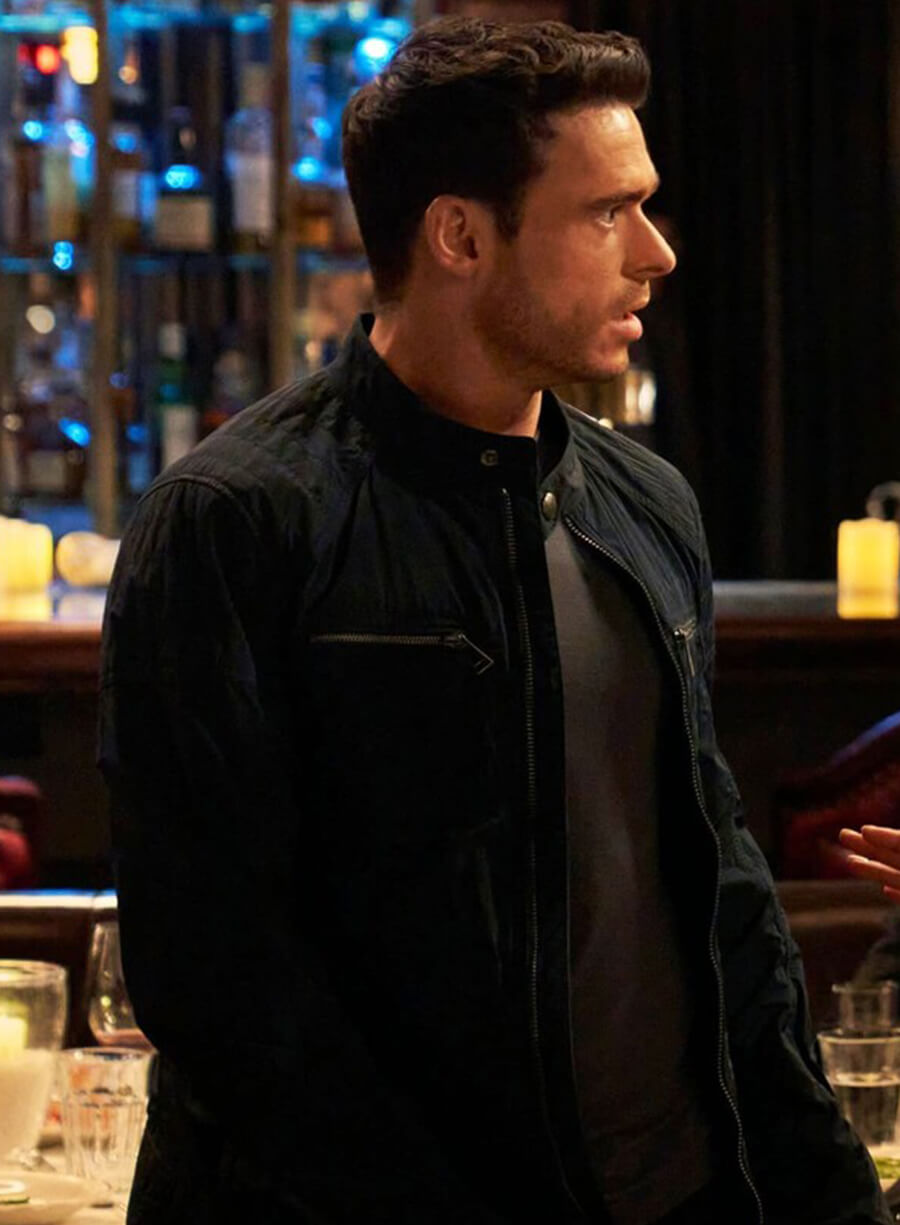 Harpoon Mason Kane Inspired Black Cotton Fabric Cotton Jacket - Citadel 2023 Style