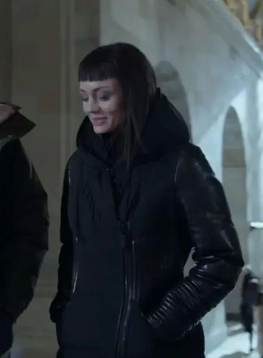 Harpoon Max Meladze Inspired Black Coat - The Recruit S01 Style