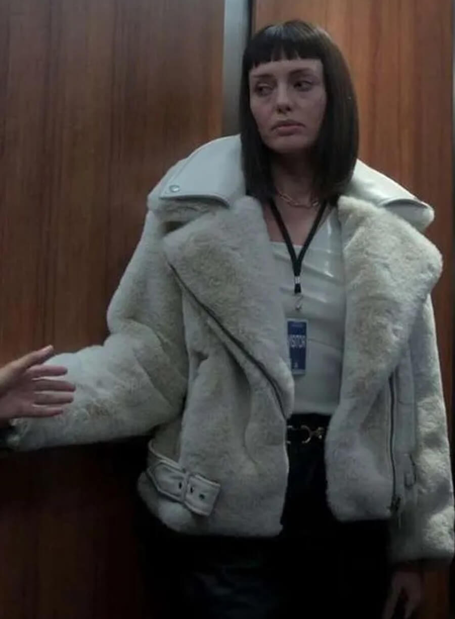 Harpoon Max Meladze Inspired White Leather Jacket - The Recruit Style