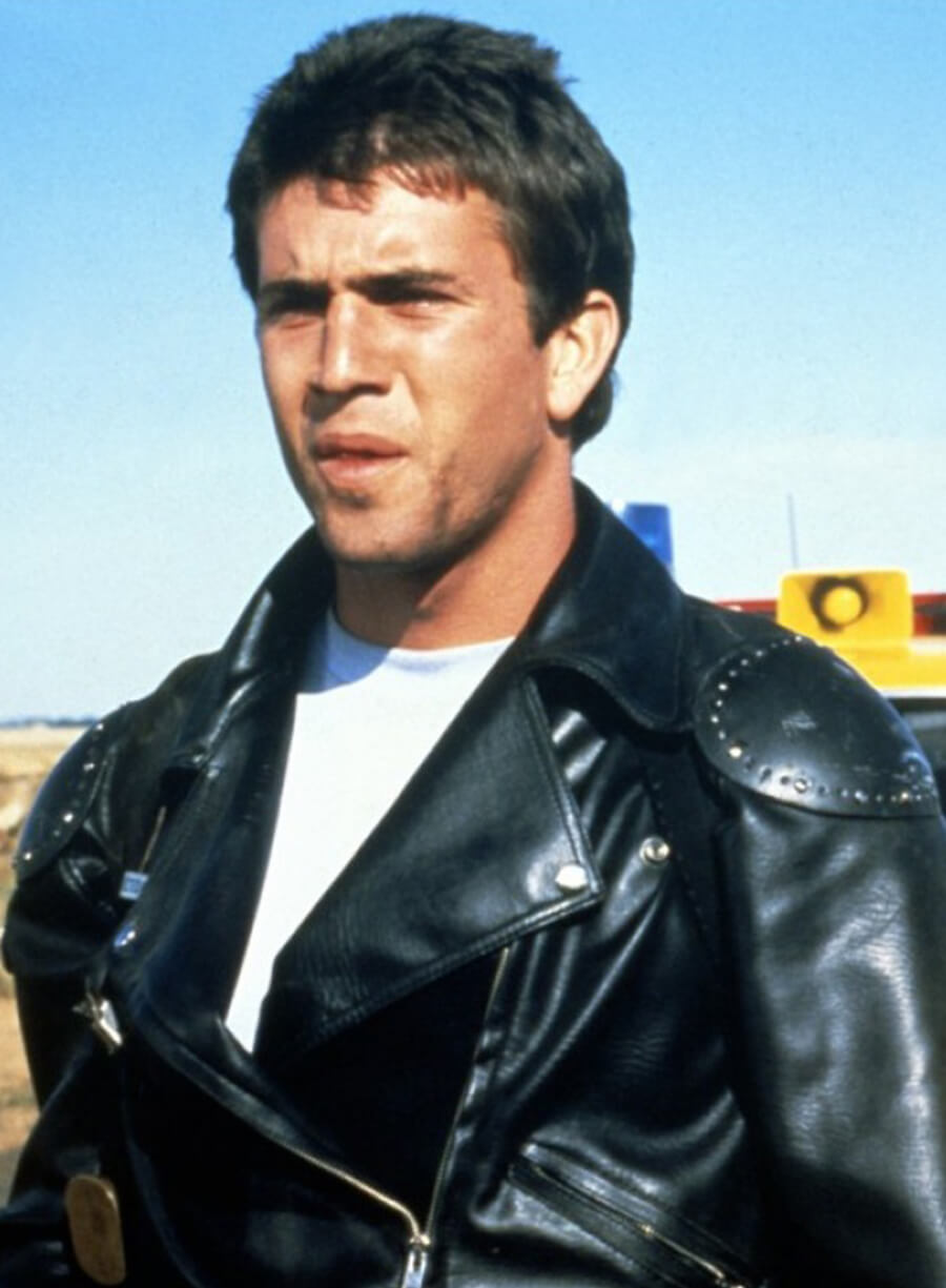 Harpoon Max Rockatansky Inspired Black Leather Jacket - Mad Max Style