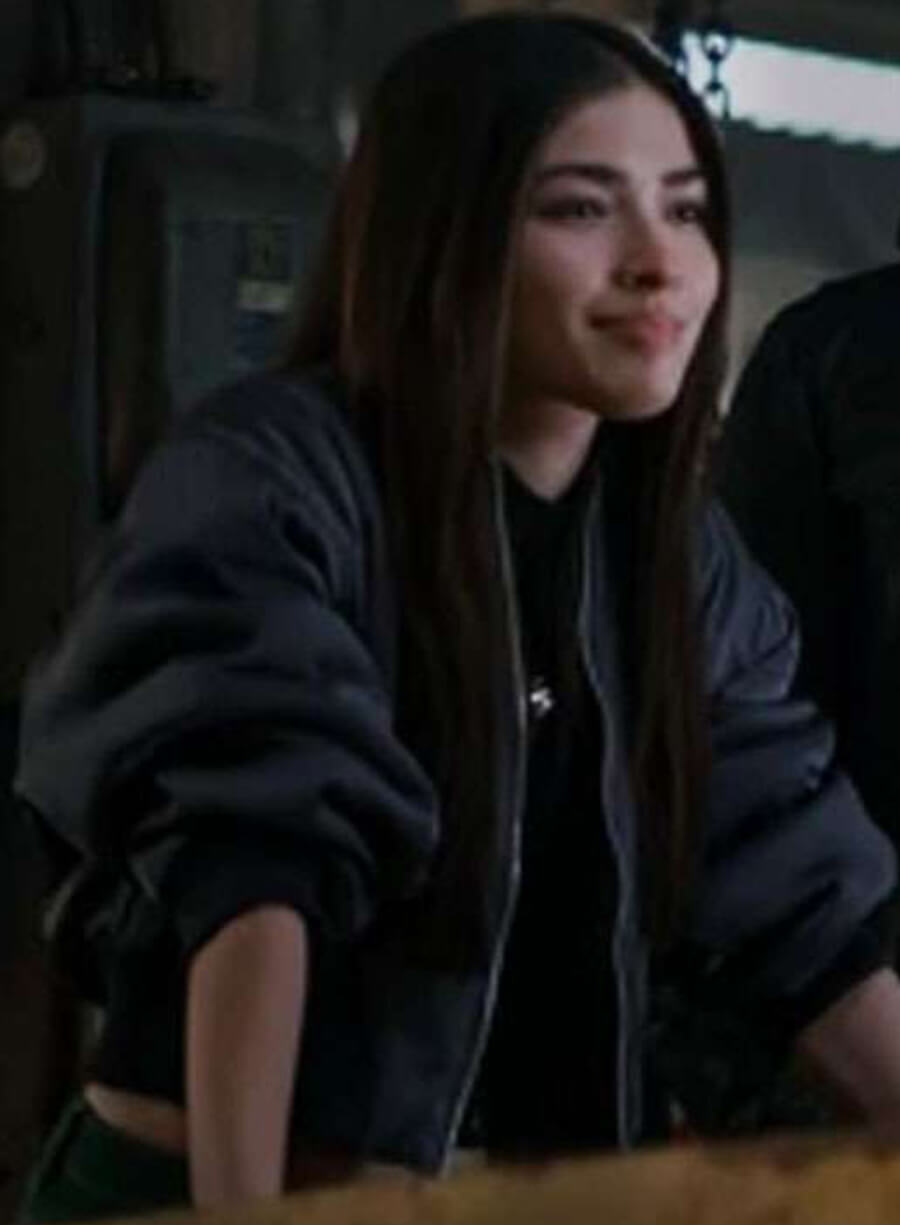 Harpoon Caitlyn Torres Inspired Grey Biker Jacket - Motorheads 2025 Style