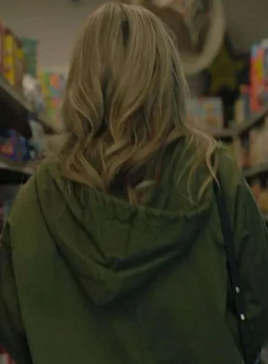 Harpoon Melissa Reed Inspired Green Coat - Happy Face 2025 Style