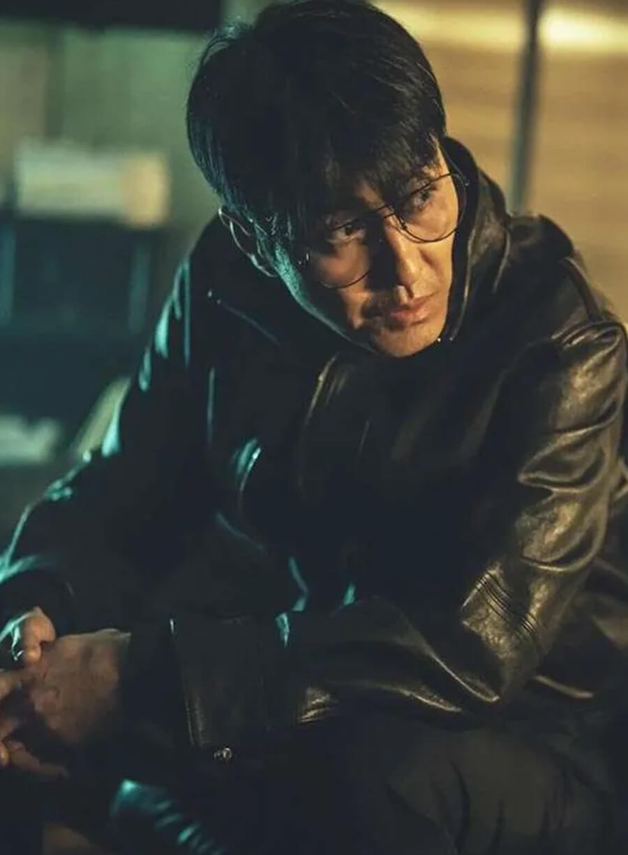 Harpoon Cha Yeong-do Inspired Black Leather Jacket - Mercy for None 2025 Style