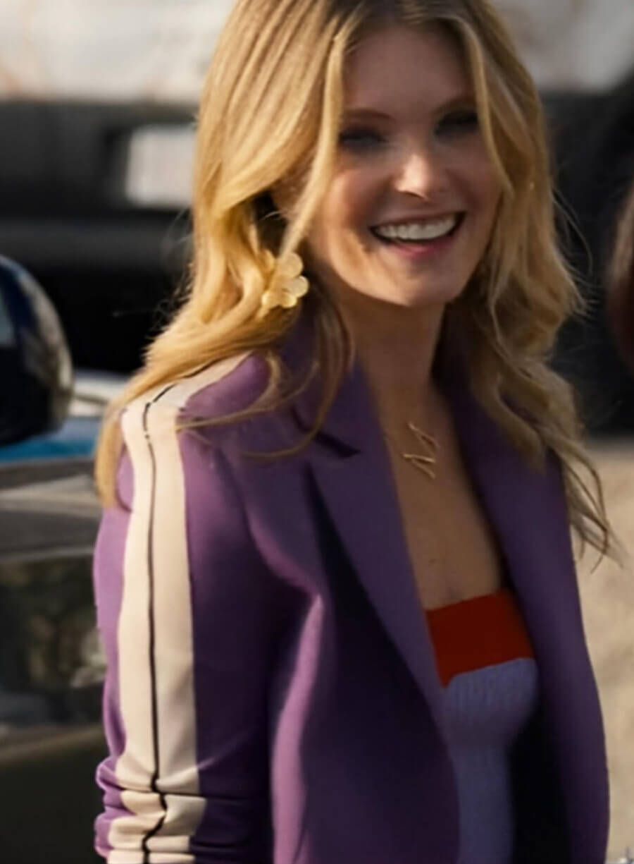 Harpoon Merritt Monaco Inspired Purple Leather Jacket - The Prefect Couple Style
