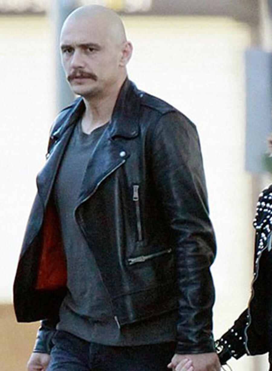 Harpoon Montgomery Clift Inspired Black Leather Jacket - Zeroville Style