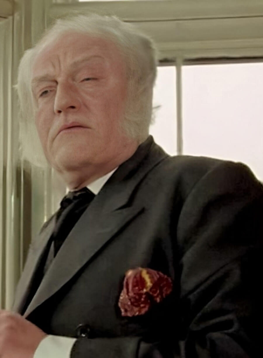 Harpoon Charles Gray Inspired Black Wool Coat - The Adventures of Sherlock Holmes Style