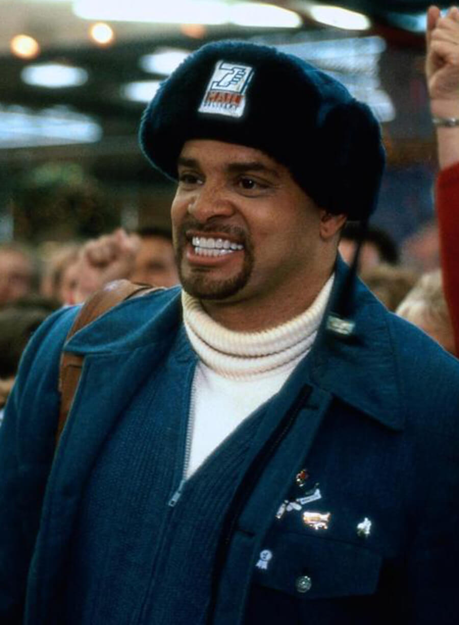 Harpoon Myron Larabee Inspired Blue Coat - Jingle All the Way Style