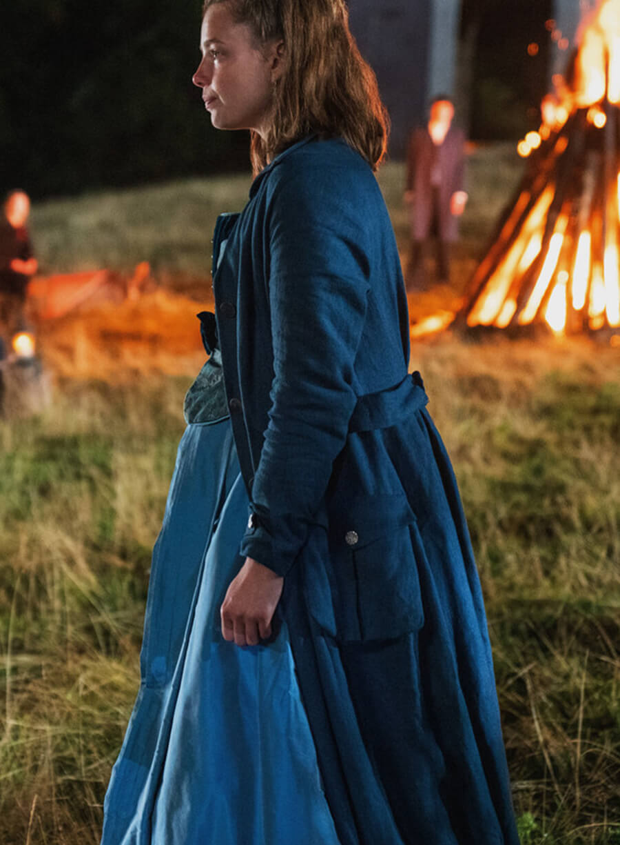Harpoon Nan St. George Inspired Blue Coat - The Buccaneers Style