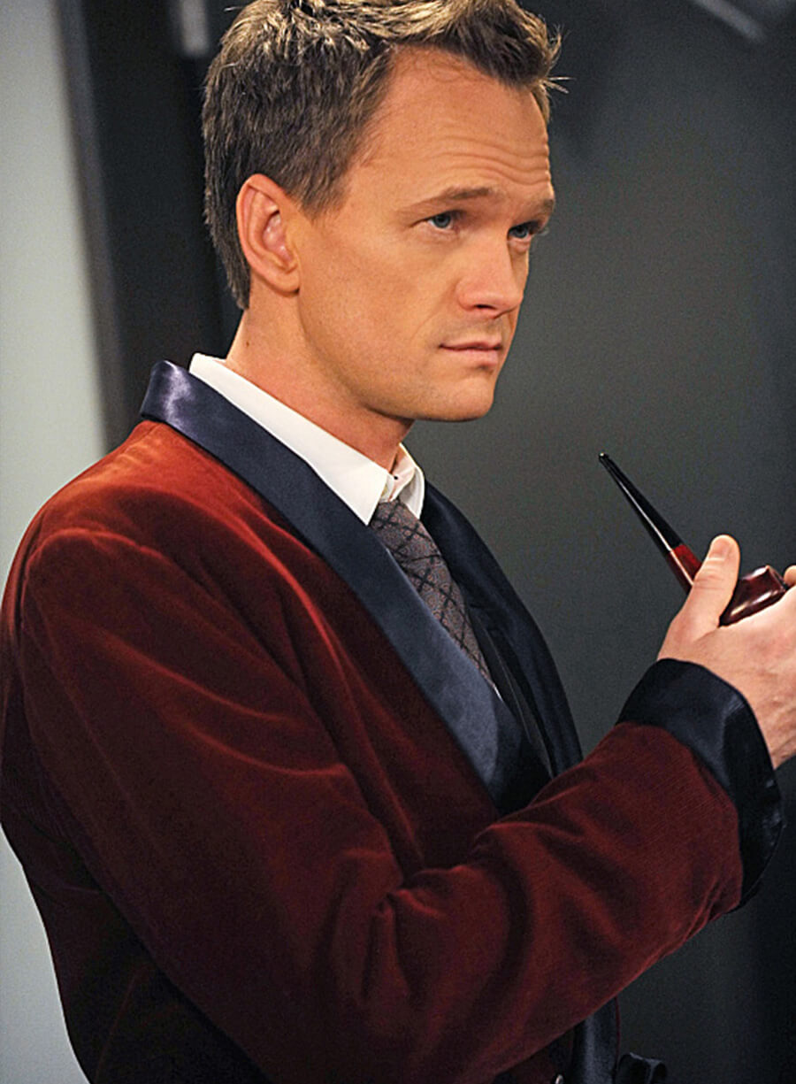 Harpoon Barney Stinson Inspired Burgundy Leather Jacket - How I met Your Mother S08 Style