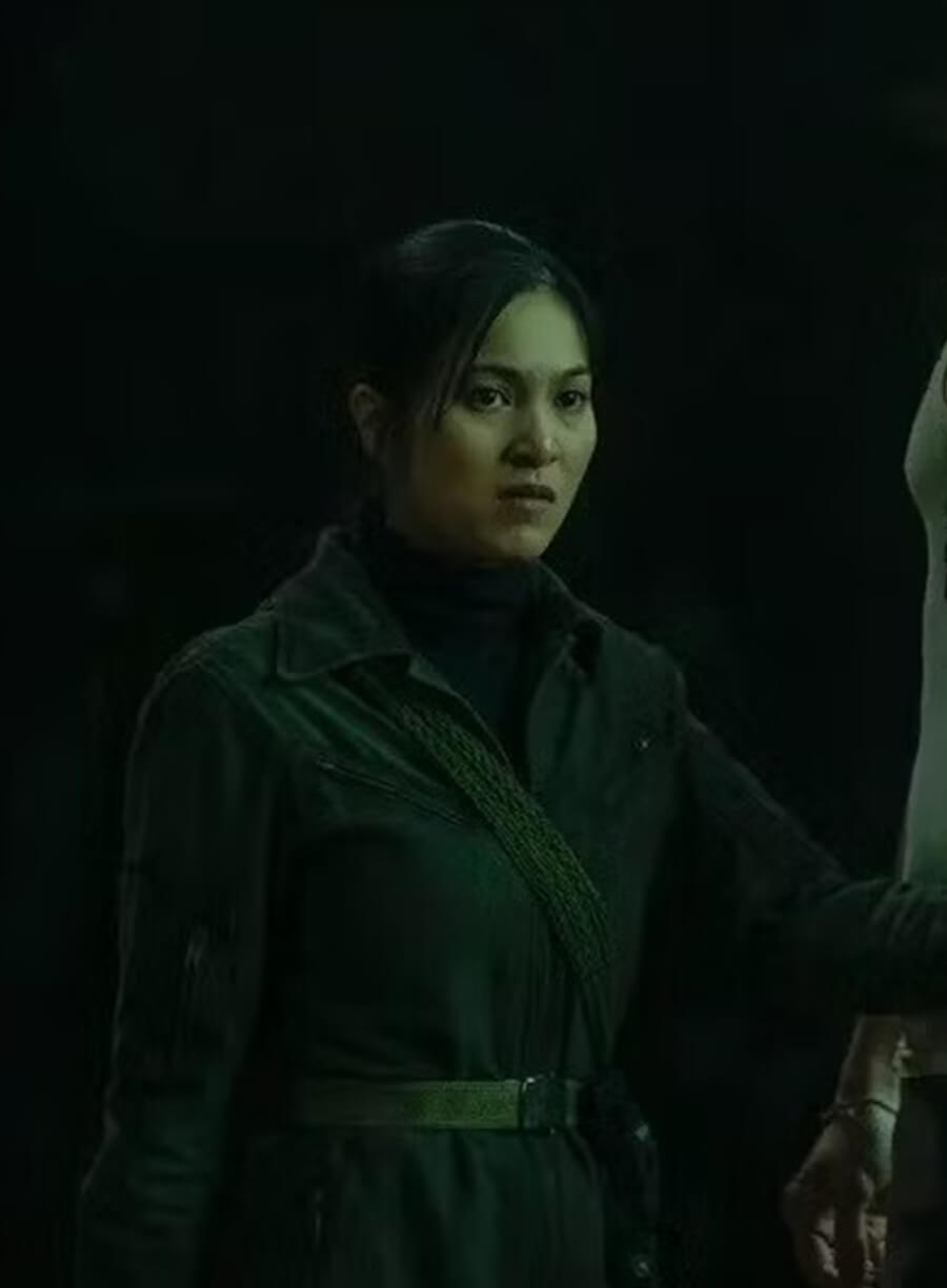 Harpoon Yen Inspired Black Fabric Coat - The Continental From the World of John Wick Style