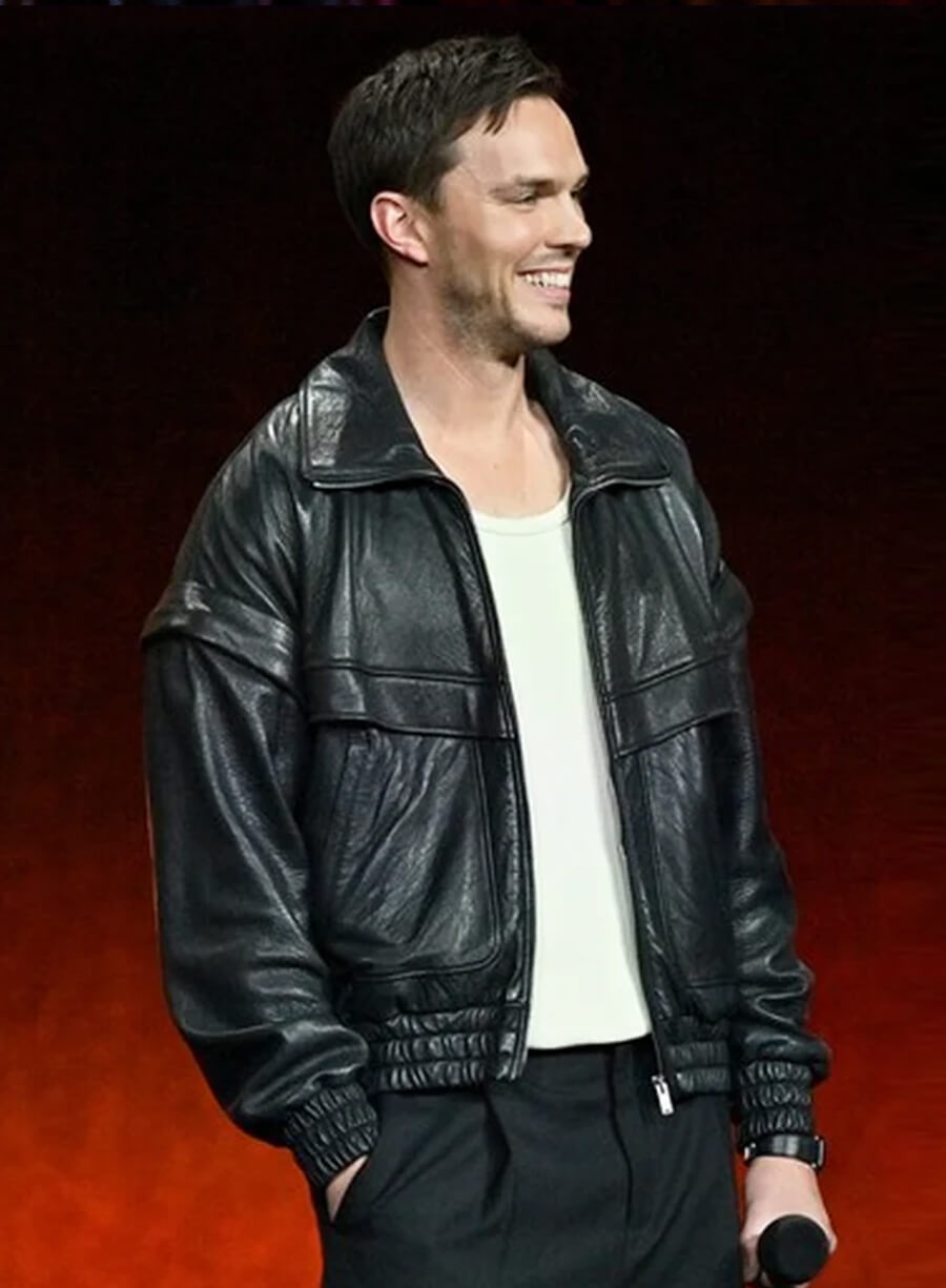 Harpoon lex luthor Inspired Black Leather Jacket - Superman 2025 Style