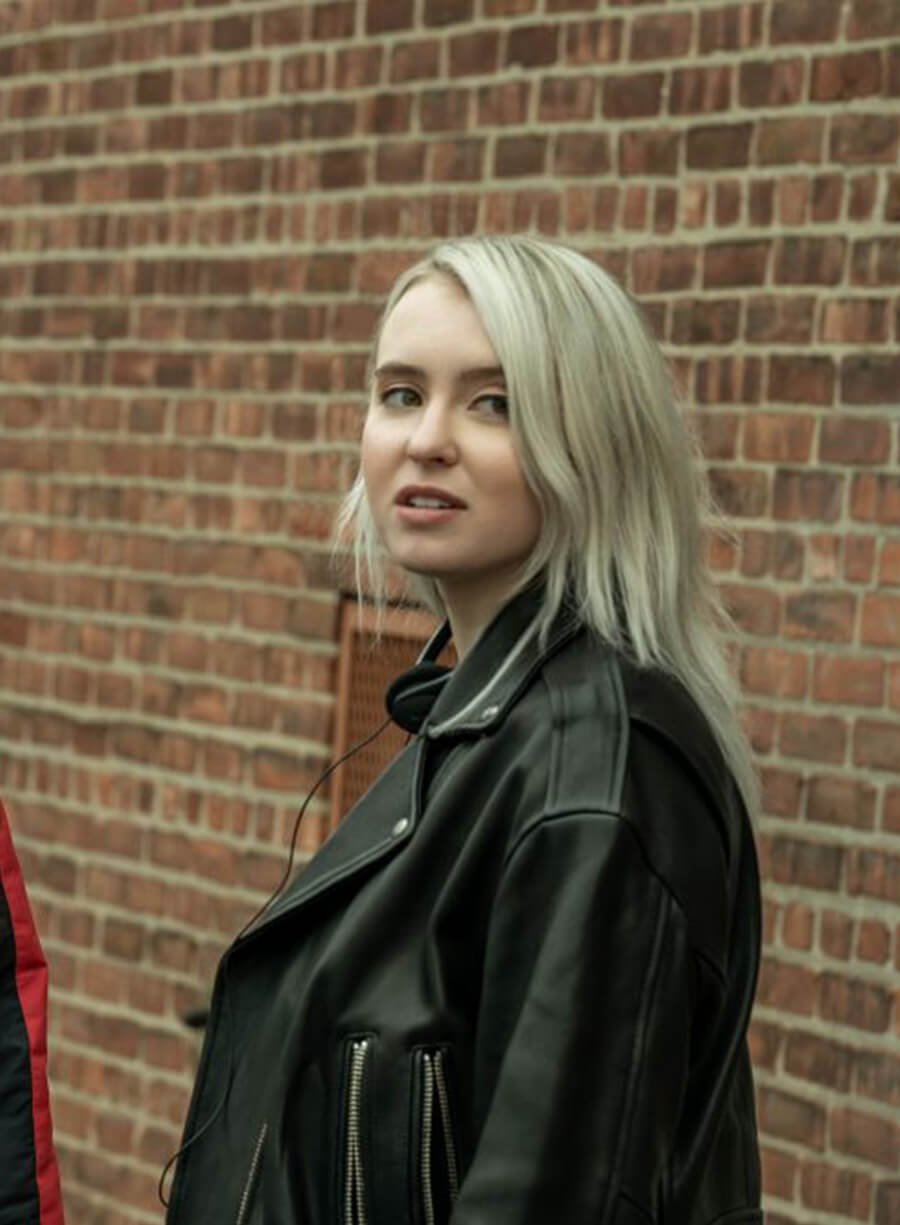 Harpoon Nicole Bingham Inspired Black Biker Jacket - Power Book II: Ghost Style