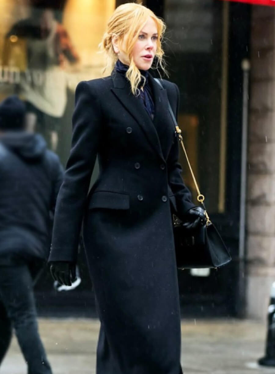 Harpoon Romy Mathis Inspired Black Coat - Babygirl 2024 Style