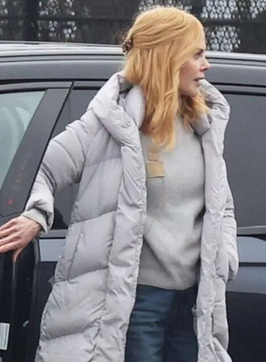 Harpoon Romy Mathis Inspired Grey Coat - Babygirl 2024 Style