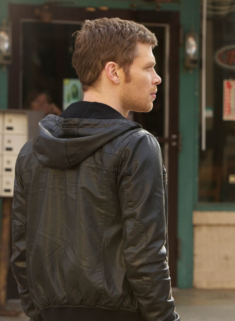 Harpoon Niklaus Mikaelson Inspired Black Hooded Jacket - The Originals S01 Style