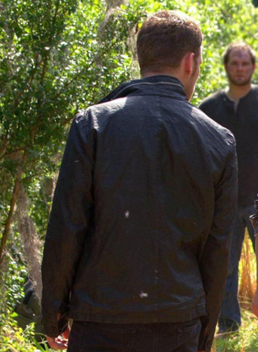 Harpoon Niklaus Mikaelson Inspired Black Leather Jacket - The Originals S02 Style