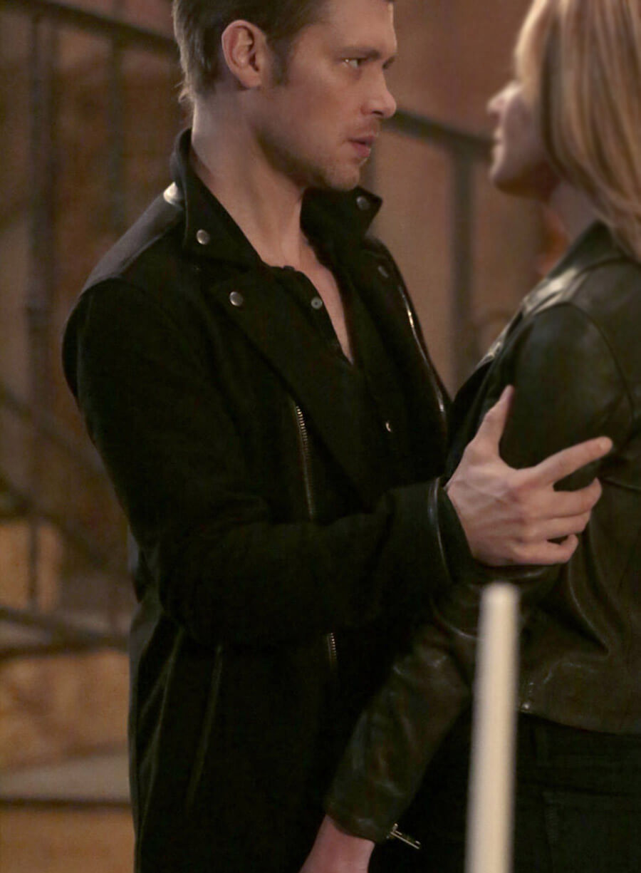 Harpoon Niklaus Mikaelson Inspired Black Leather Jacket - The Originals S03 Style