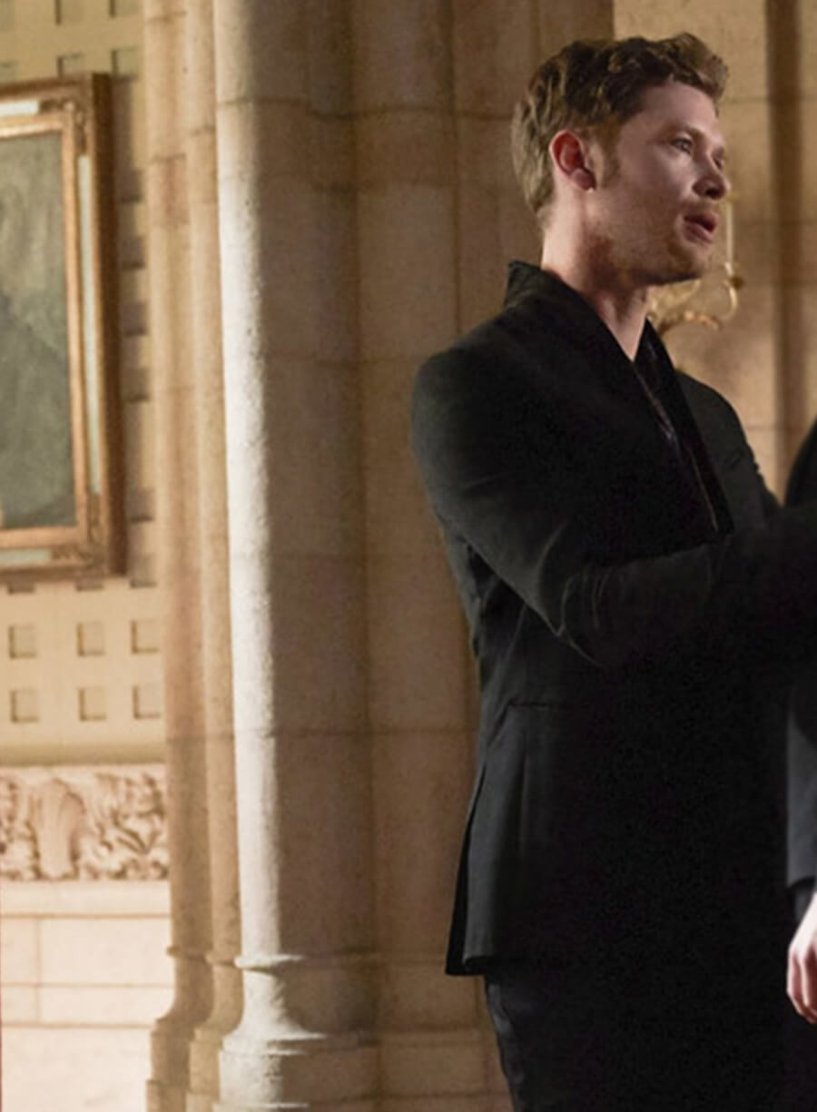 Harpoon Niklaus Mikaelson Inspired Black Wool Jacket - The Originals S05 Style