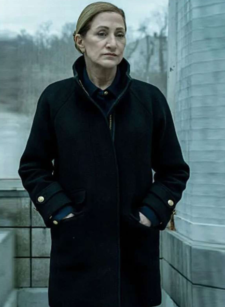 Harpoon Griffin Inspired Black Coat - Mayor of Kingstown S04 Style