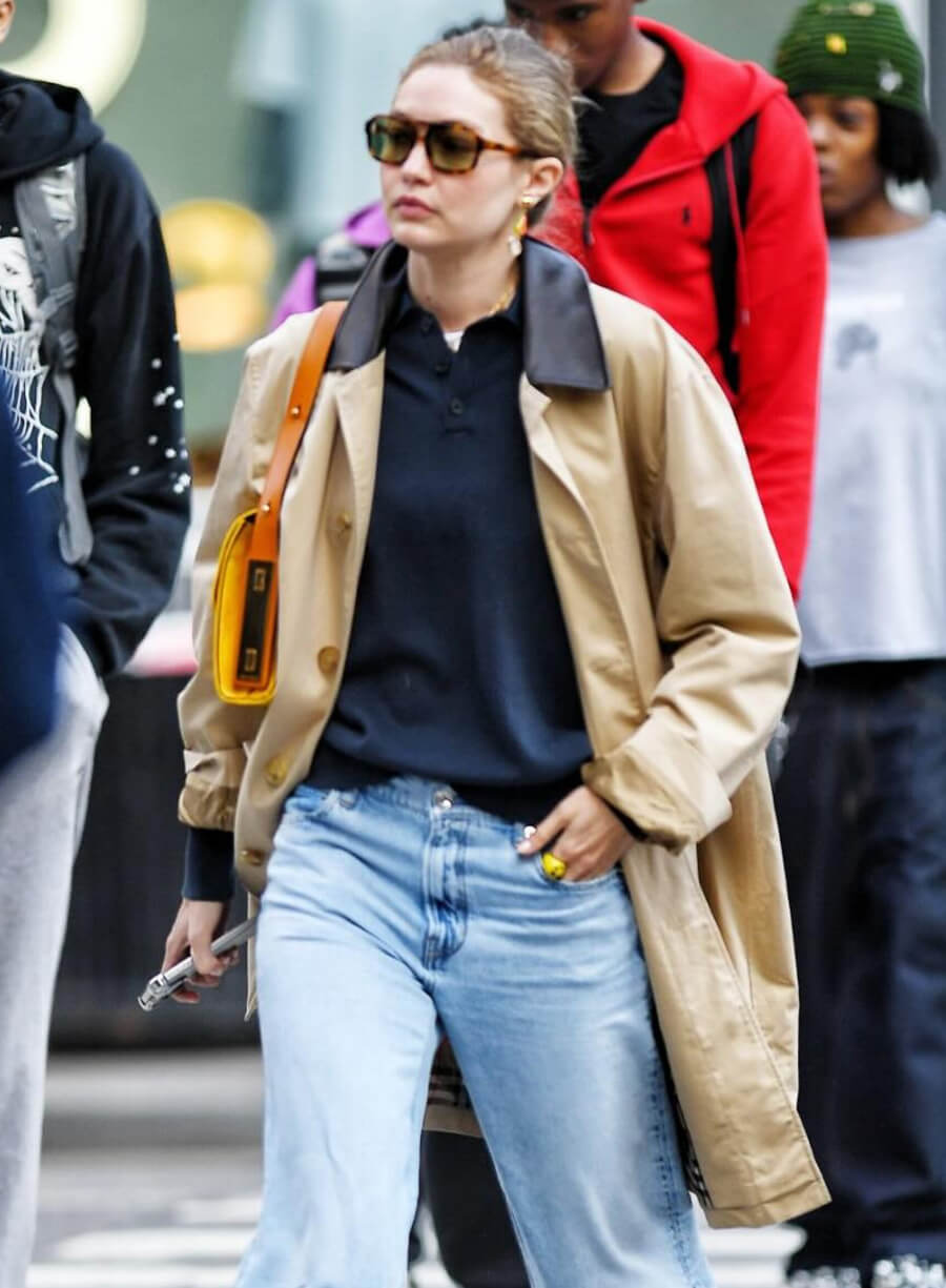 Harpoon NYC Gigi Hadid Beige Inspired Beige Coat