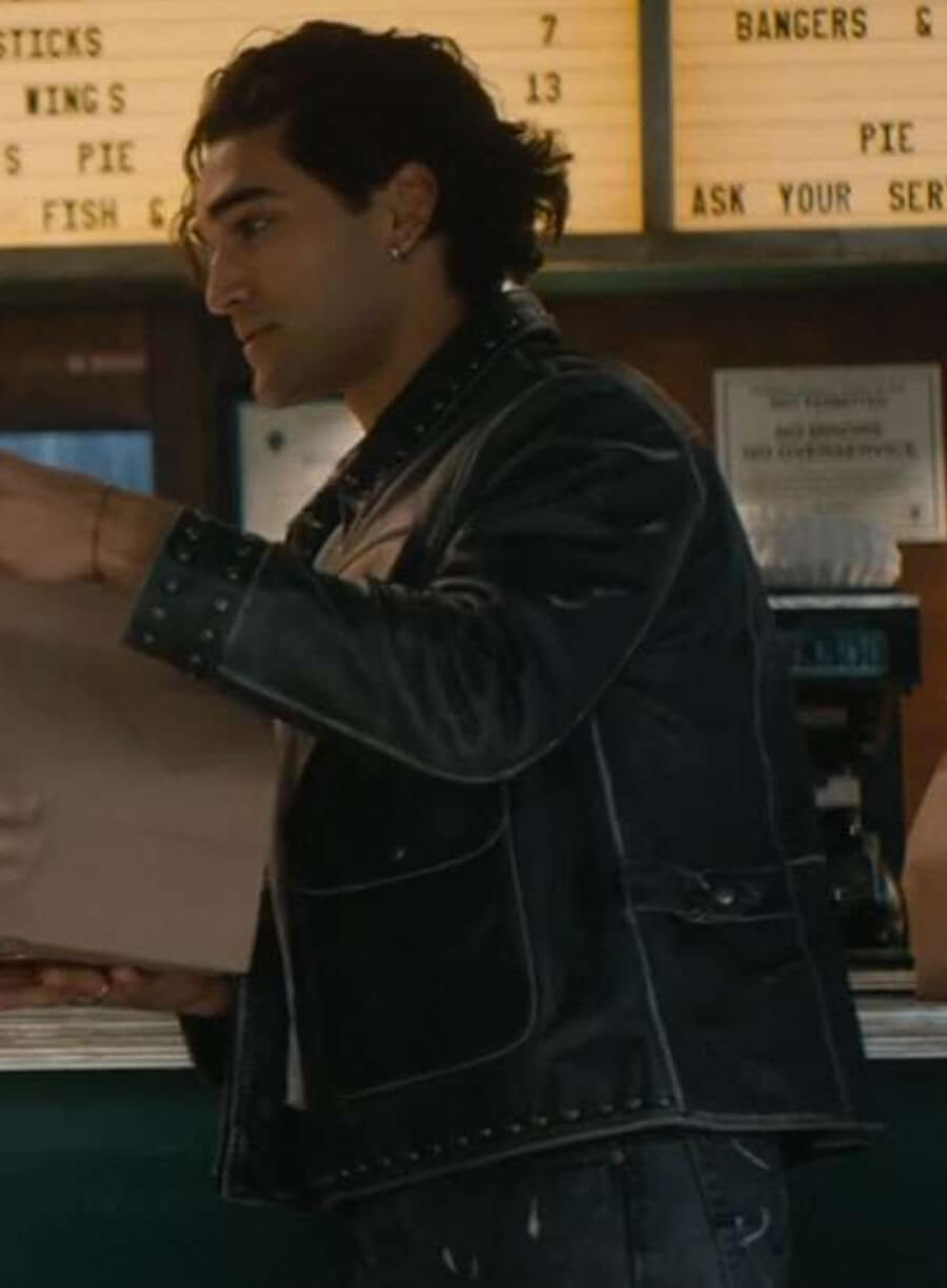 Harpoon Justin Kohl Inspired Black Real Leather Leather Jacket - Off Campus Style
