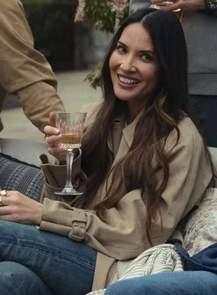 Harpoon Olivia Munn Inspired Beige Coat - Your Friends and Neighbors Style