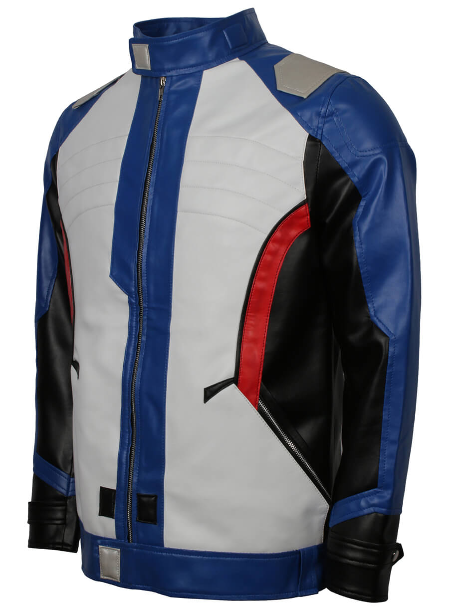 Harpoon Overwatch 76 Soldier Inspired Multi Color Faux Leather / Real Leather Leather Jacket