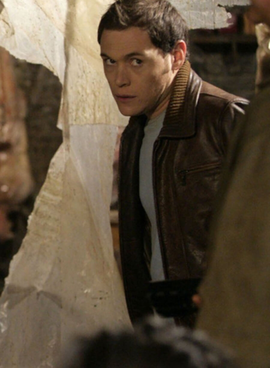 Harpoon Owen Harper Inspired Brown Bomber Jacket - Torchwood Style
