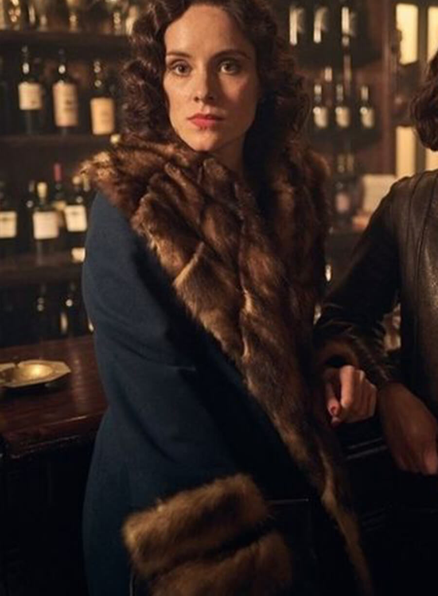 Harpoon Ada Shelby Inspired Blue Coat - Peaky Blinders Style