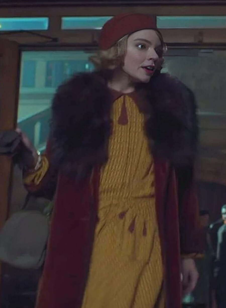 Harpoon Gina Gray Inspired Red Coat - Peaky Blinders Style