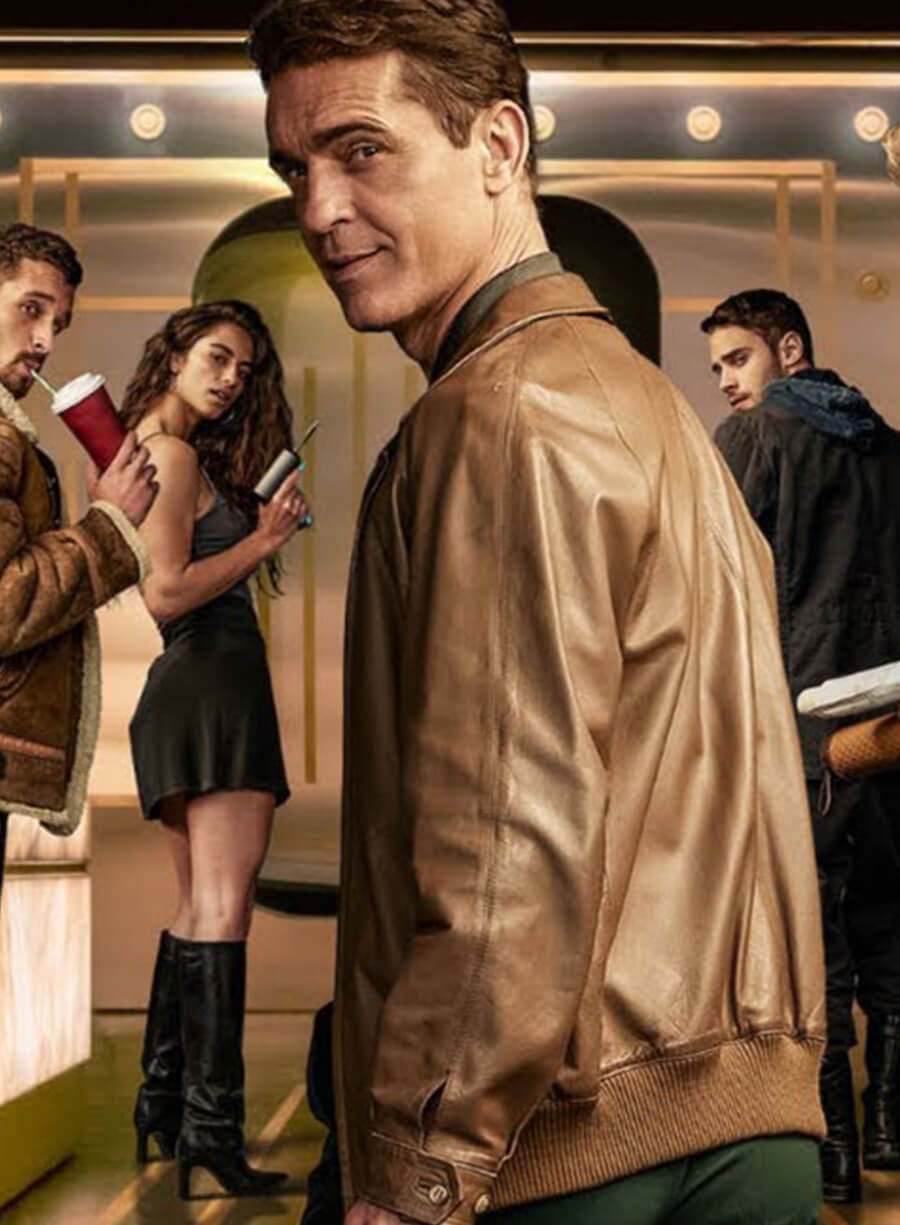 Harpoon Berlin Inspired Brown Leather Jacket