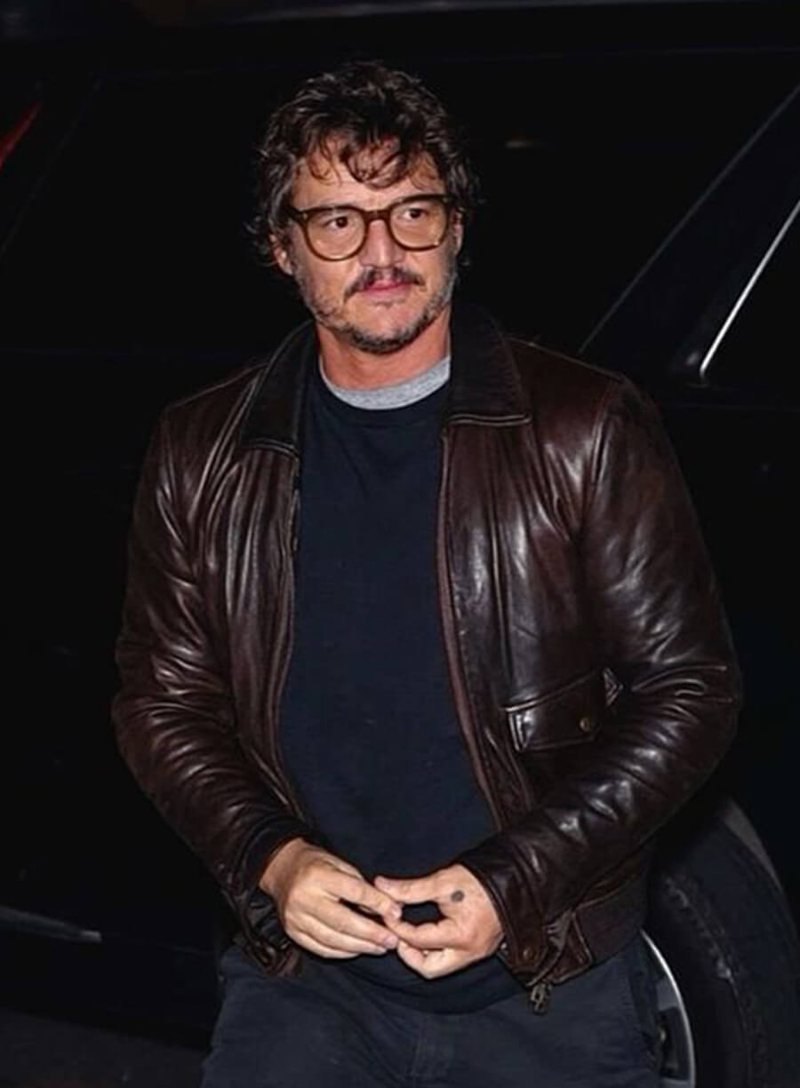 Harpoon Pedro Pascal Inspired Brown Leather Jacket