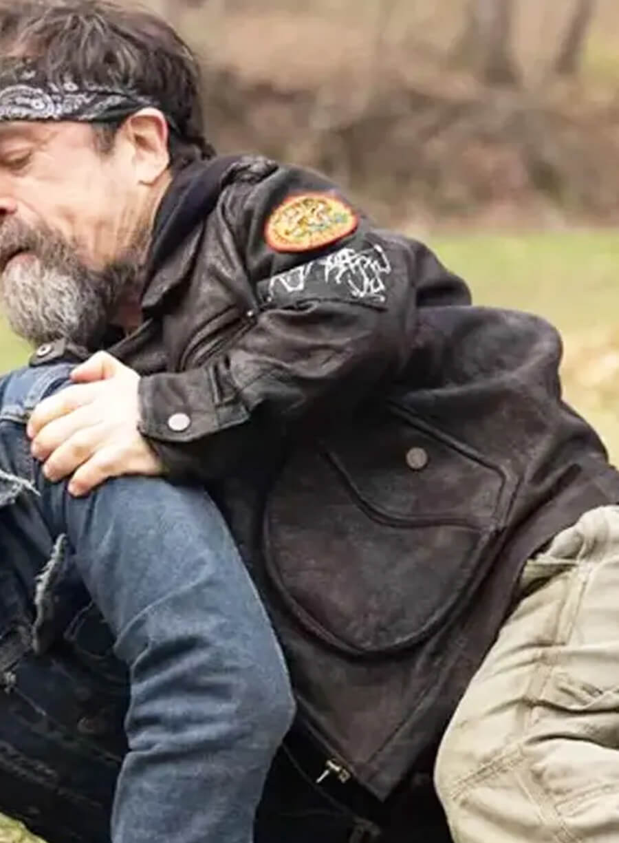 Harpoon Peter Dinklage Inspired Black Leather Jacket - The Lowdown Style
