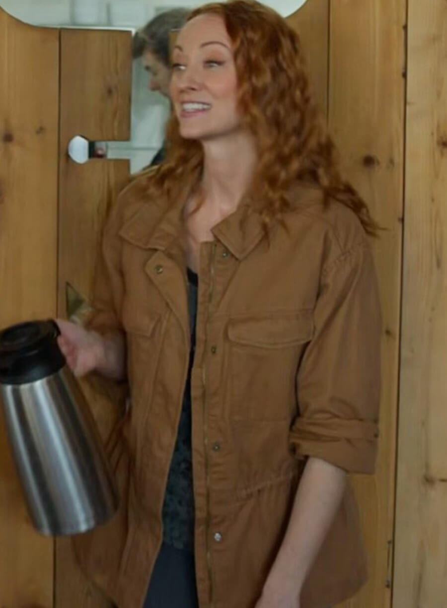 Harpoon Phyllis Diaz Inspired Brown Leather Jacket - Murder in a Small Town Style