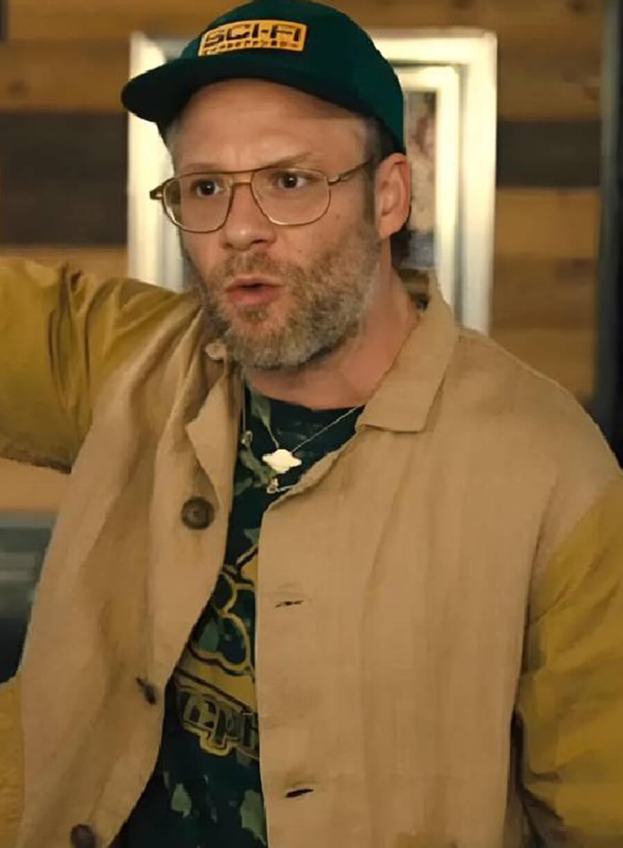 Harpoon Will Inspired Brown Leather Jacket - Platonic S02 Style