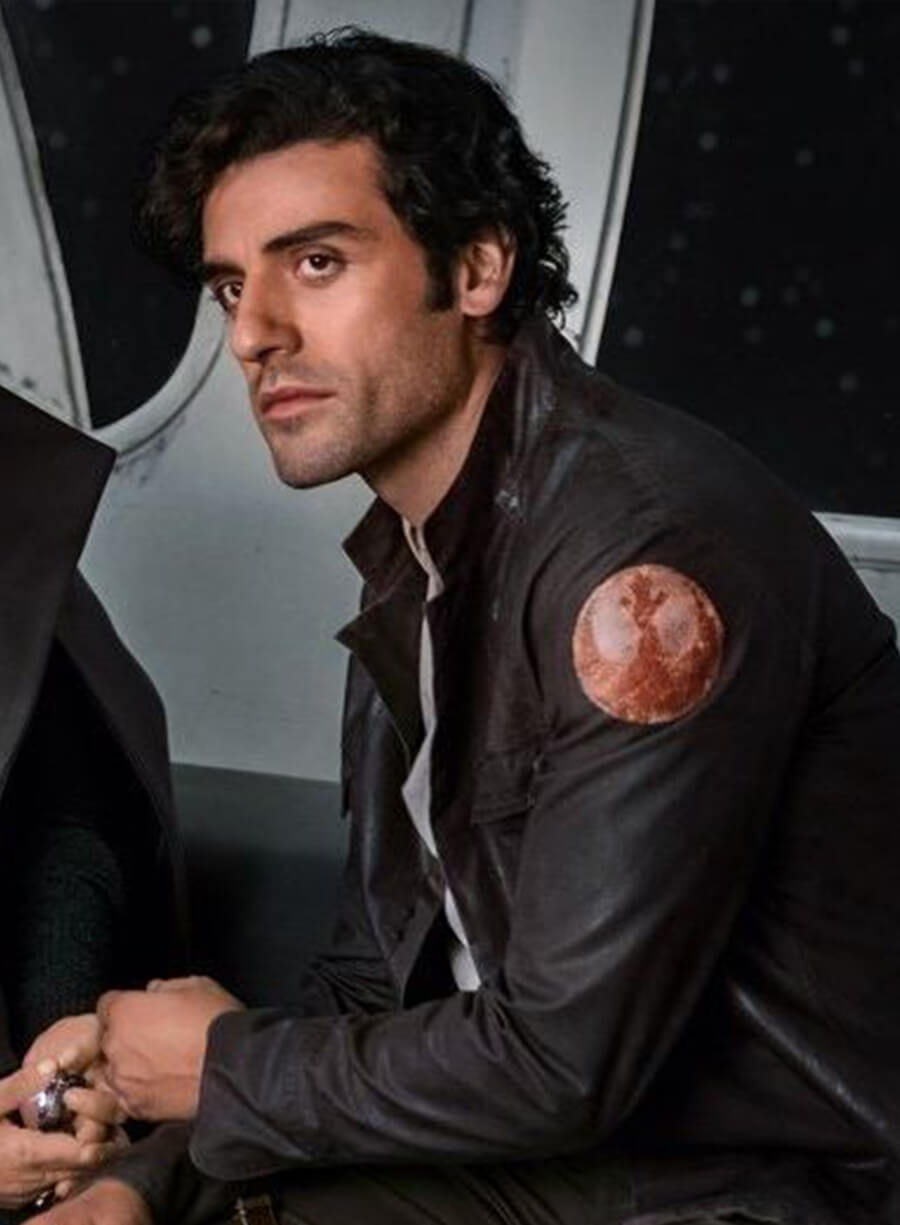 Harpoon Poe Dameron Inspired Brown Real Leather Leather Jacket - Star Wars: The Last Jedi Style