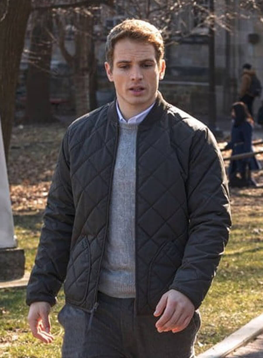 Harpoon Brayden Weston Inspired Grey Leather Jacket - Power Book II: Ghost Style
