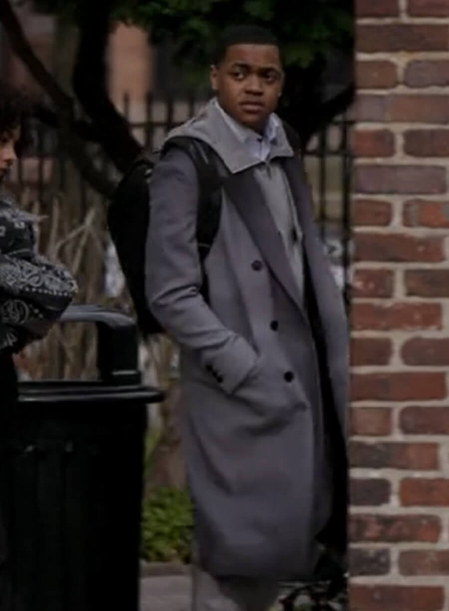 Harpoon Tariq St. Patrick Inspired Grey Coat - Power Book II: Ghost Style